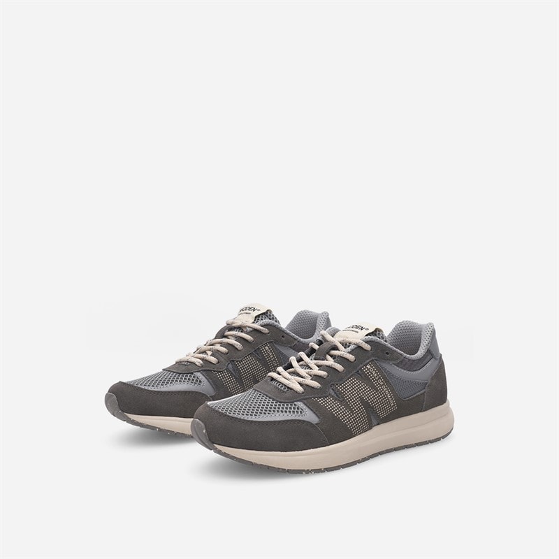 Woden Womens Rigmor Open Mesh Sneakers 051 Dark Grey - Image 2
