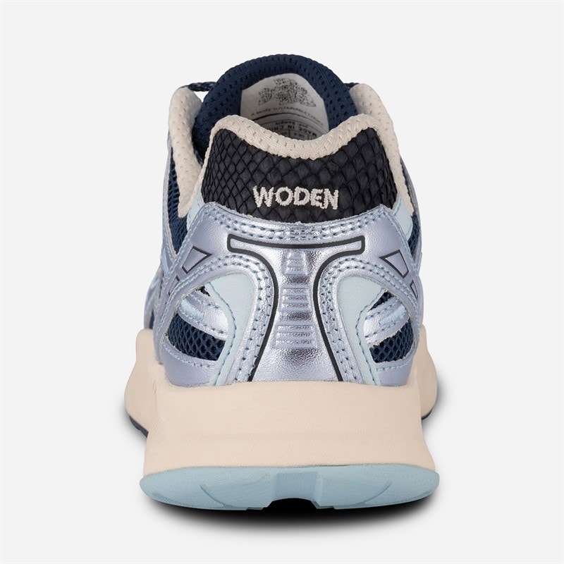 Woden Girls Josephine Sneakers 322 Ice Blue/Dark Navy - Image 3