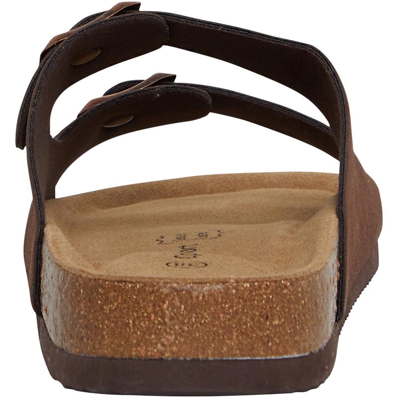 CPH Comfort Two Strap Sandals Dark Brown - Image 4