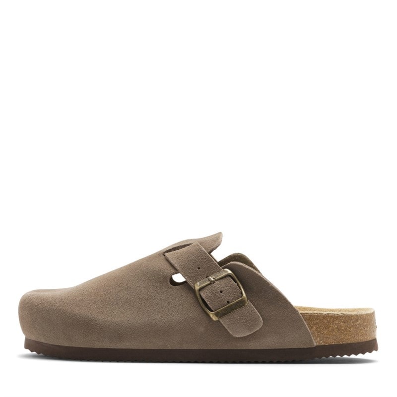 CPH Comfort Bio Clog Suede Sandals Brown - Image 1