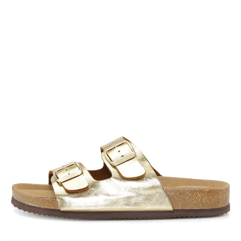 CPH Comfort Womens Bio 2 Strap Sandals Gold