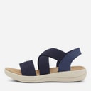 CPH Comfort Womens Chunk Elastic Sandals Navy