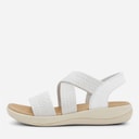 CPH Comfort Womens Chunk Elastic Sandals Off White Offwhite
