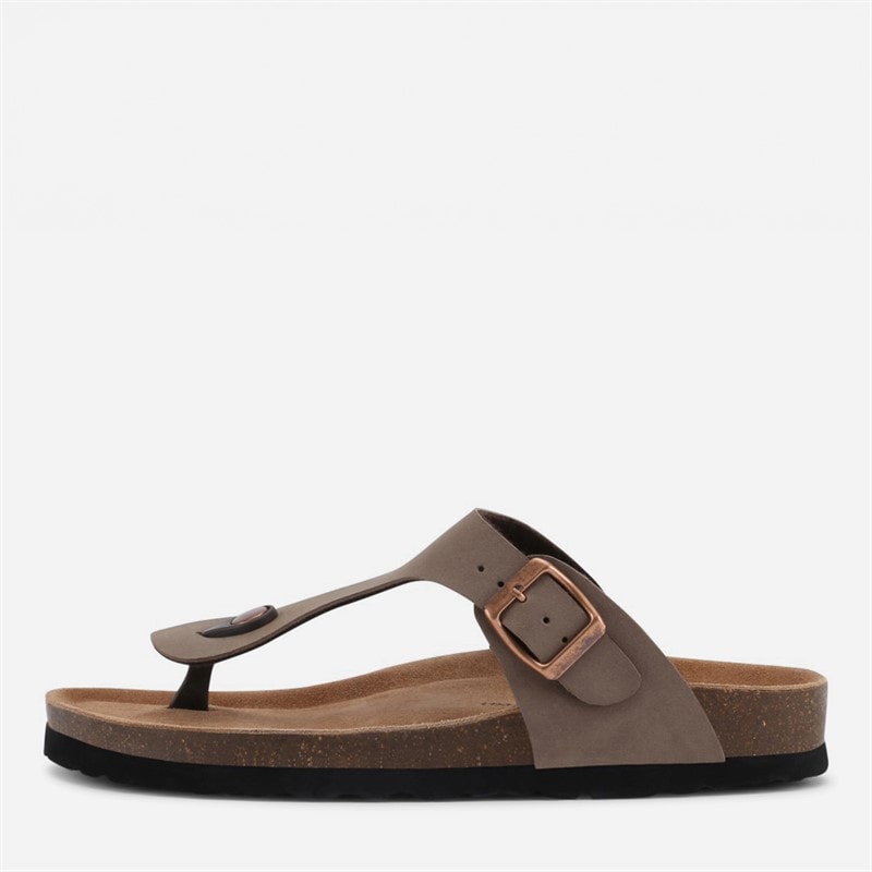 CPH Comfort Womens Bio Thong Sandals Taupe - Image 1