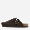CPH Comfort Bio Clogs Suede Sandals Dark Brown