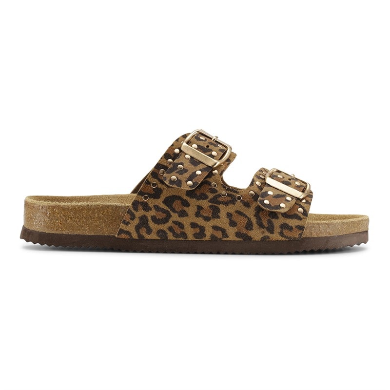 CPH Comfort Womens Bio Rivets Sandals Leopard - Image 1