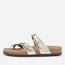 CPH Comfort Bio Cross Over Sandals Gold