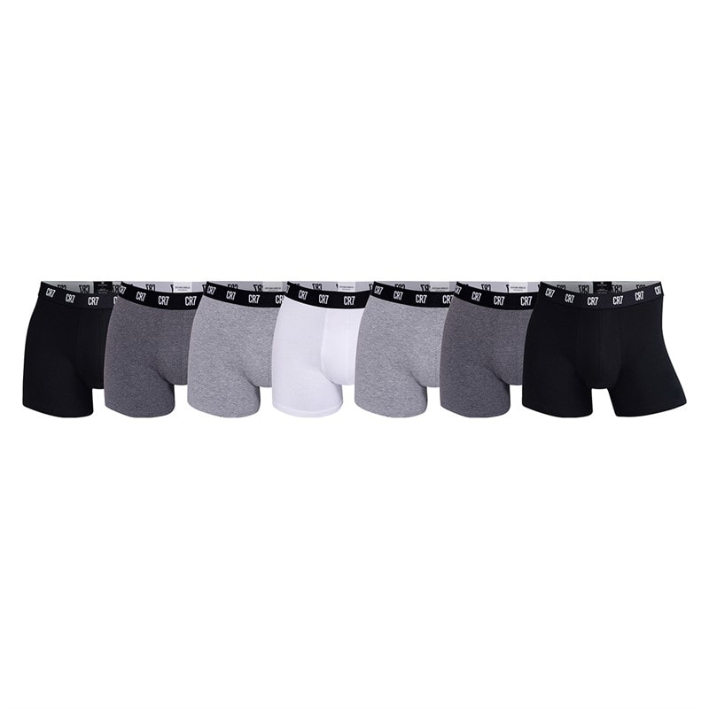 CR7 Mens Seven Pack Boxers Multicolour - Image 2