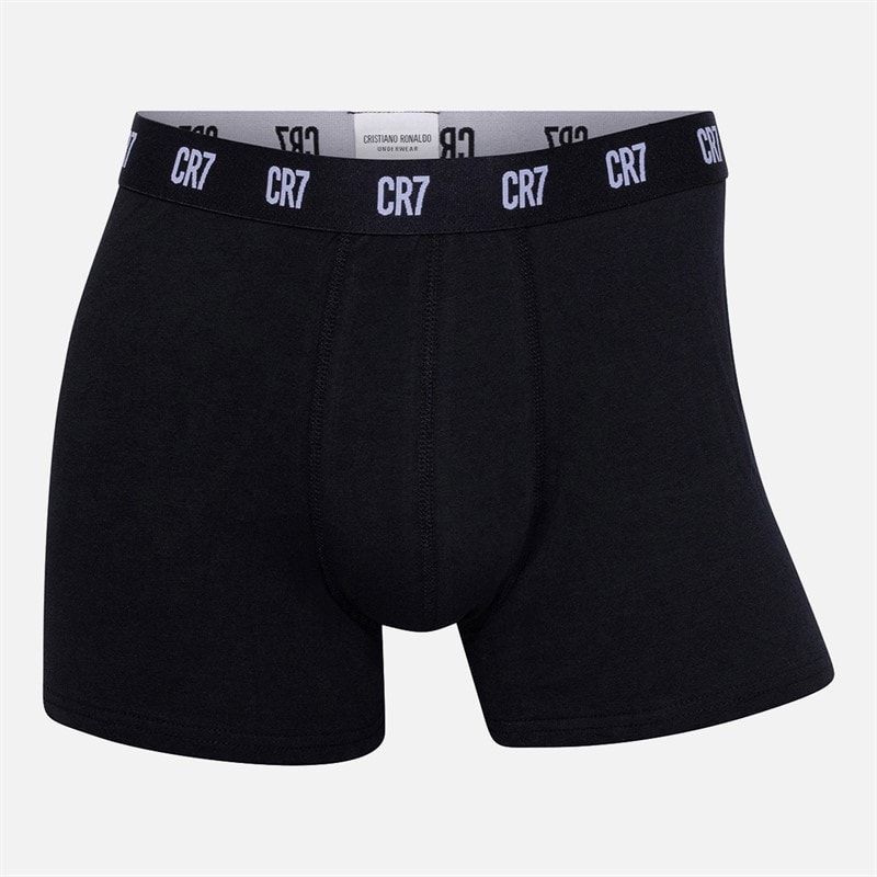 CR7 Mens Seven Pack Basic Trunks Multicolour - Image 3