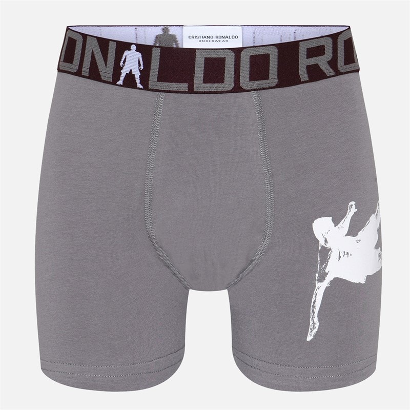 CR7 Boys AOP Seven Pack Trunks Multicolour - Image 2