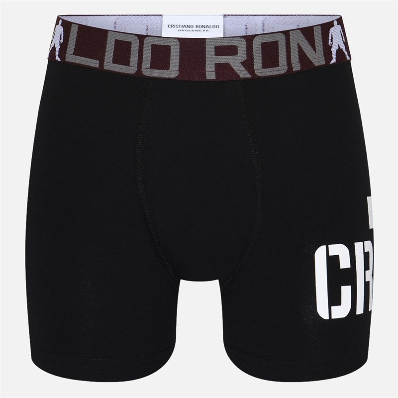 CR7 Boys AOP Seven Pack Trunks Multicolour - Image 4