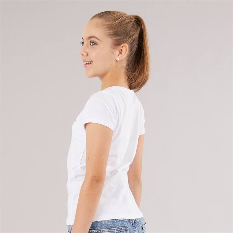 Guess Girls T-Shirt Pure White - Image 2