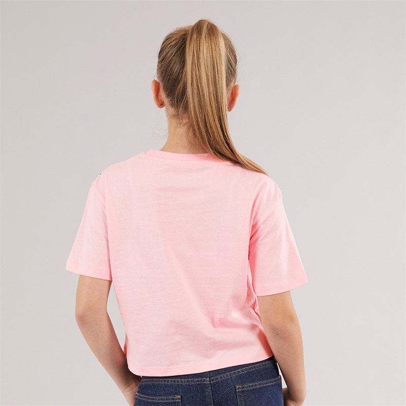 Guess Girls T-Shirt Cotton Candy Pink - Image 2