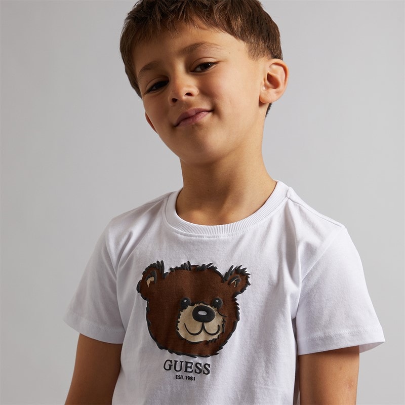 Guess Boys T-Shirt Pure White - Image 3