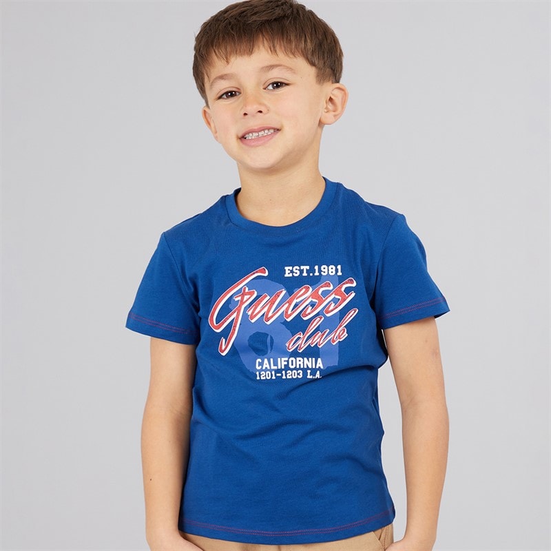 Guess Boys T-Shirt Blue Lily