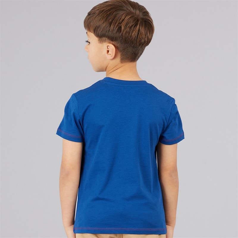 Guess Boys T-Shirt Blue Lily - Image 2