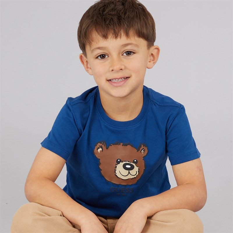 Guess Boys T-Shirt Blue Lily