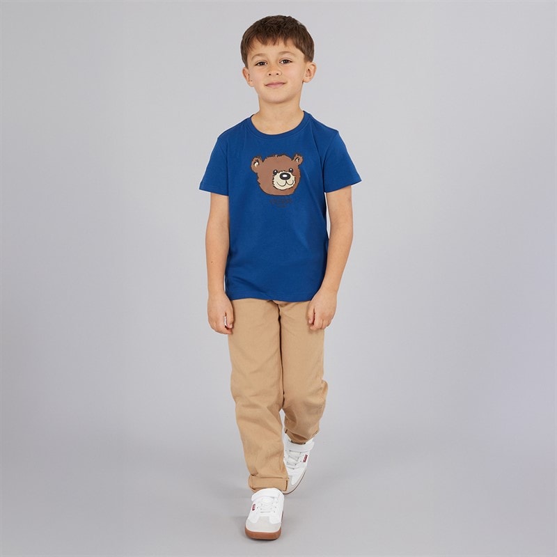 Guess Boys T-Shirt Blue Lily - Image 4