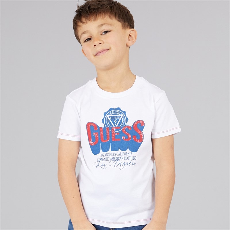 Guess Boys T-Shirt Pure White - Image 1