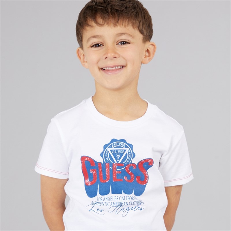 Guess Boys T-Shirt Pure White - Image 3