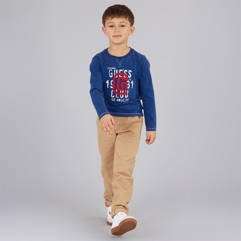Guess Boys T-Shirt Blue Lily - Image 4