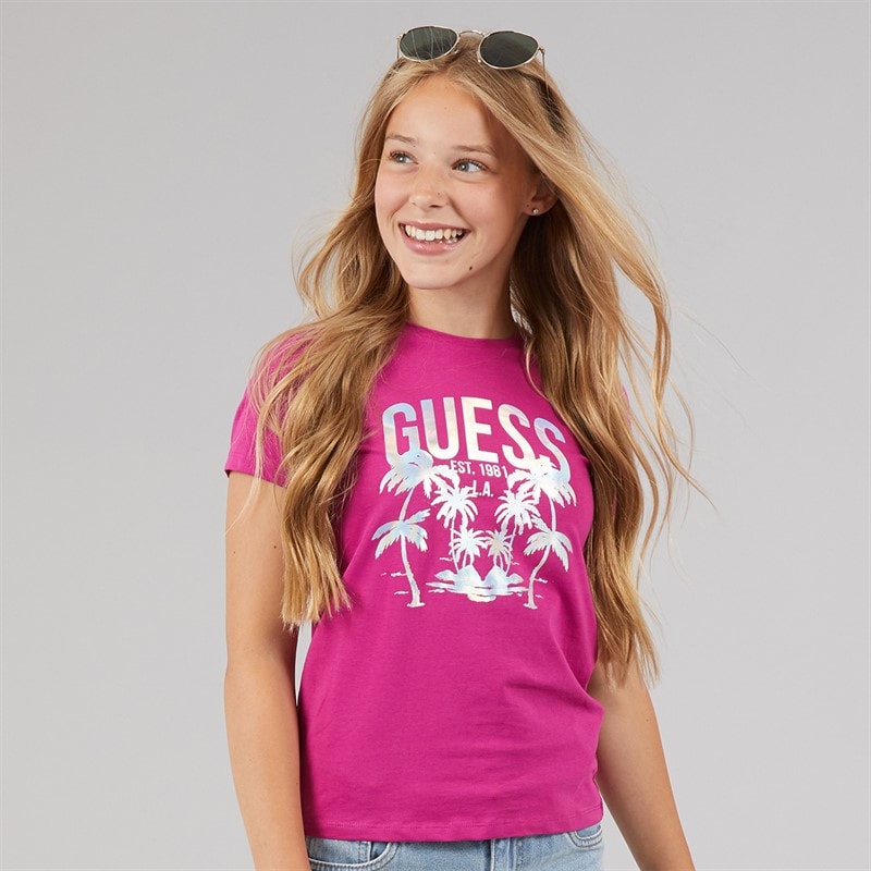 Guess Girls T-Shirt Purple Dragonfruit