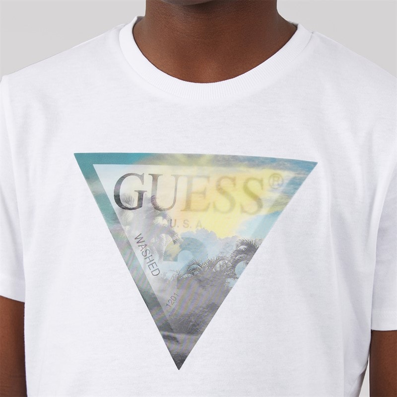 Guess Boys T-Shirt Pure White - Image 3