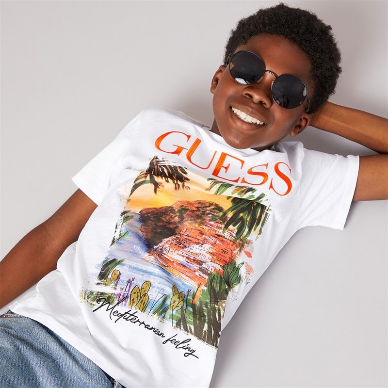 Guess Boys T-Shirt Pure White