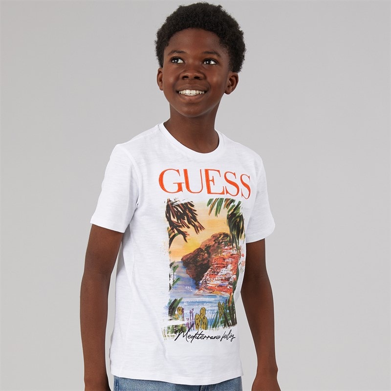 Guess Boys T-Shirt Pure White - Image 3