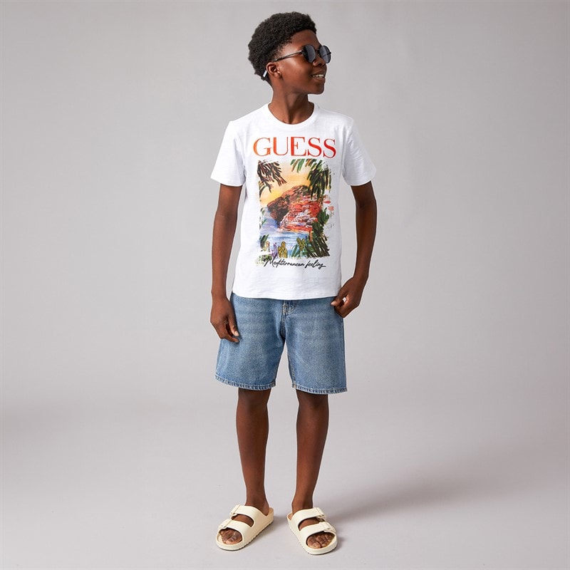 Guess Boys T-Shirt Pure White - Image 4