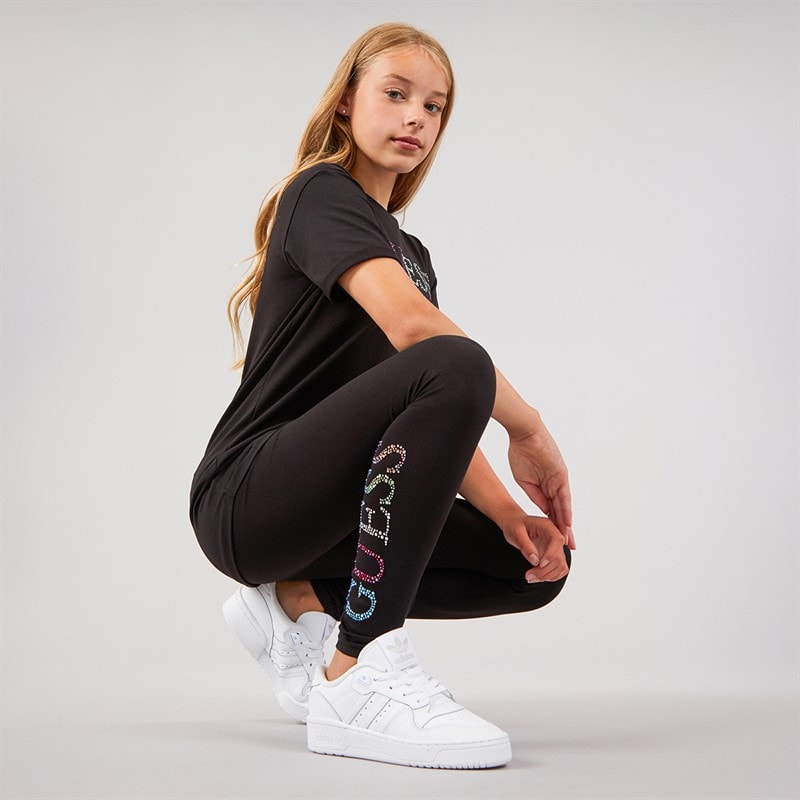 Guess Girls Leggings Jet Black A996 - Image 4