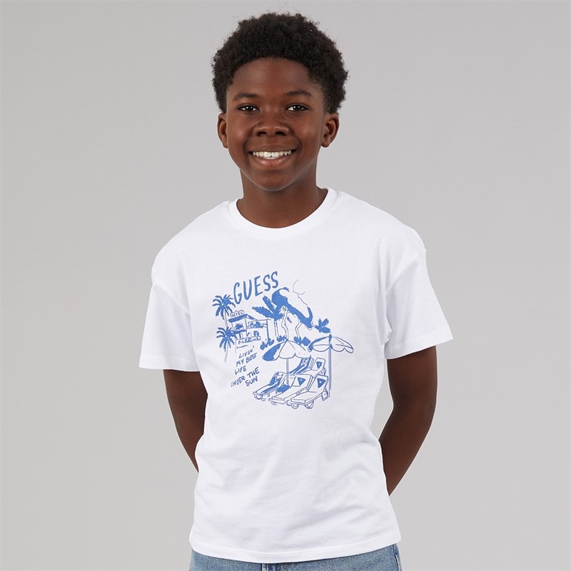 Guess Boys T-Shirt Pure White