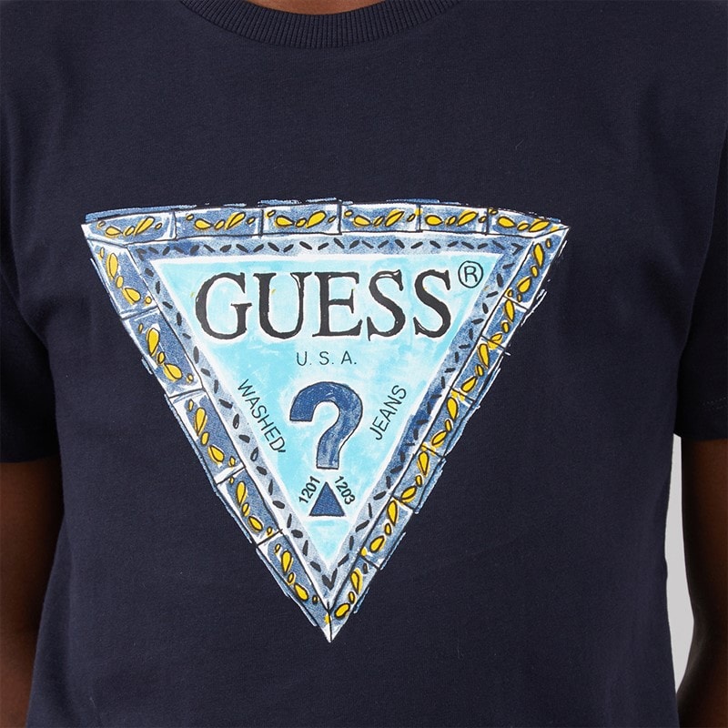 Guess Boys T-Shirt Smart Blue - Image 3
