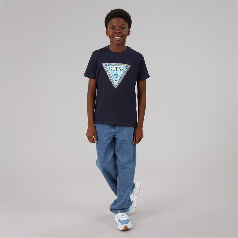 Guess Boys T-Shirt Smart Blue - Image 4