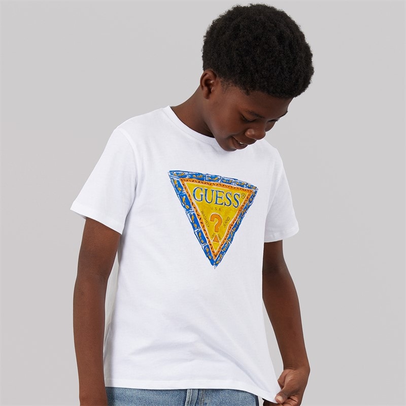 Guess Boys T-Shirt Pure White - Image 3