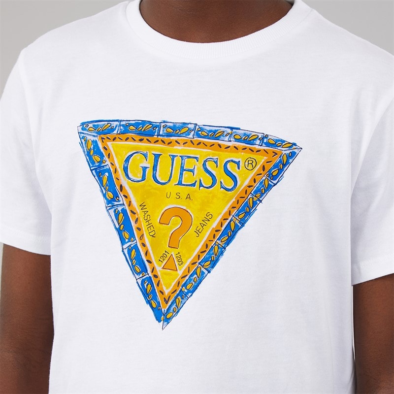Guess Boys T-Shirt Pure White - Image 5