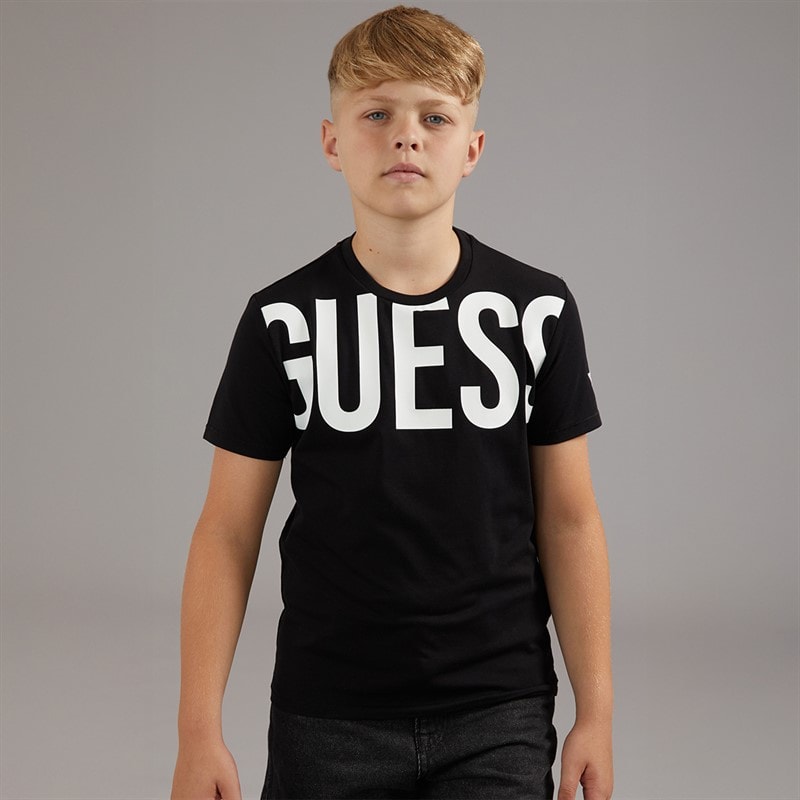 Guess Boys Minime T-Shirt Jet Black A996