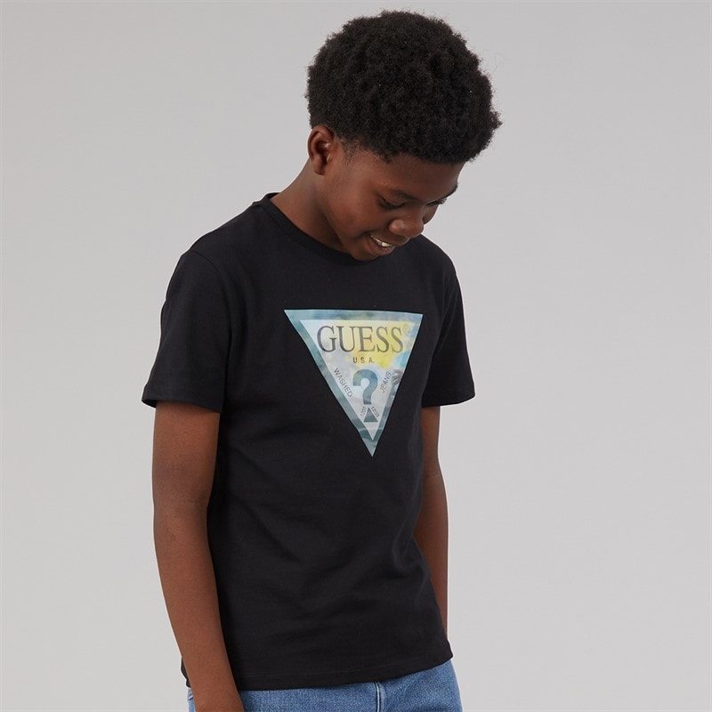 Guess Boys T-Shirt Jet Black A996 - Image 3
