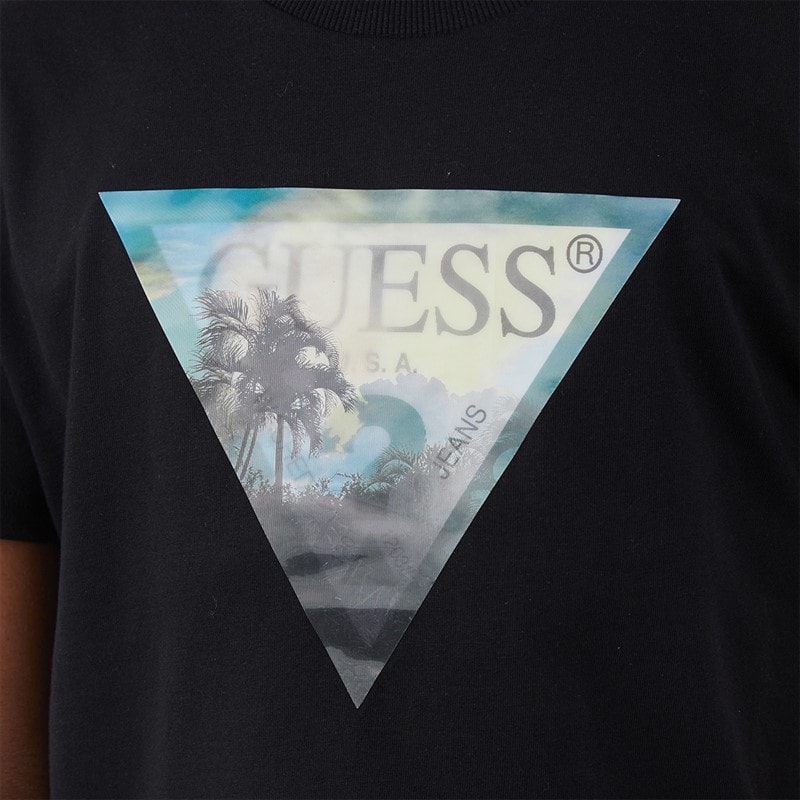 Guess Boys T-Shirt Jet Black A996 - Image 5