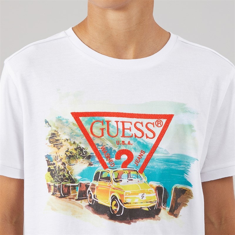 Guess Boys T-Shirt Pure White - Image 3