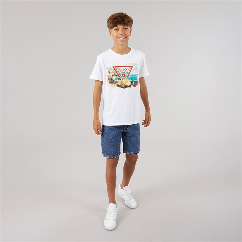 Guess Boys T-Shirt Pure White - Image 4