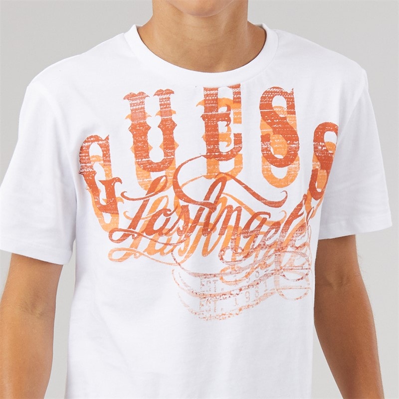 Guess Girls T-Shirt Pure White - Image 3