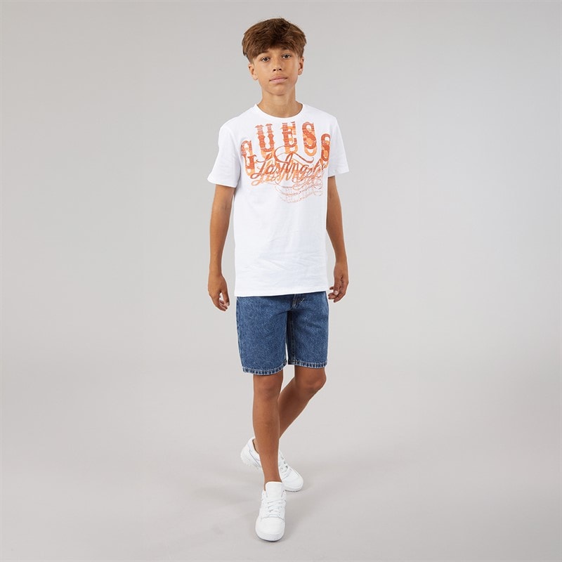 Guess Girls T-Shirt Pure White - Image 4