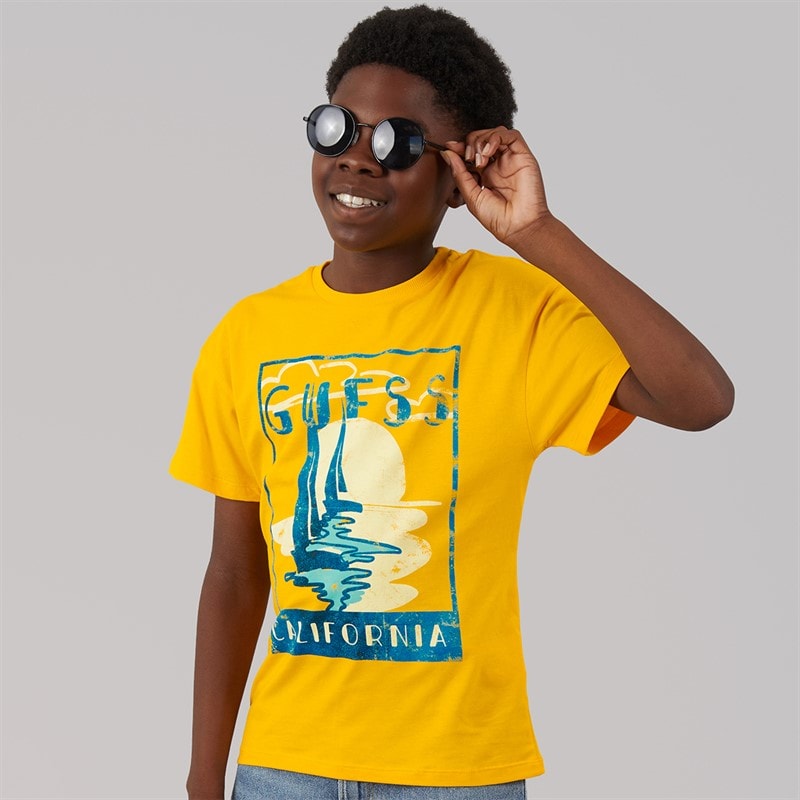 Guess Boys T-Shirt Rich Yellow