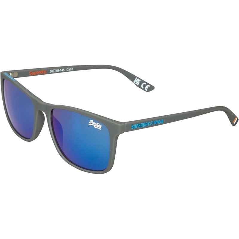 Superdry Hacienda Sunglasses Matte Grey - Image 1