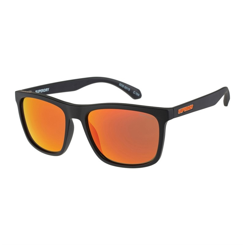 Superdry Mens Sunglasses 3 Black Orange - Image 1