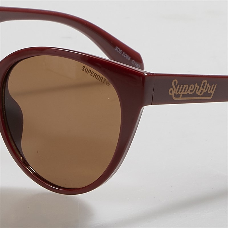 Superdry Womens Sunglasses Burgundy - Image 3