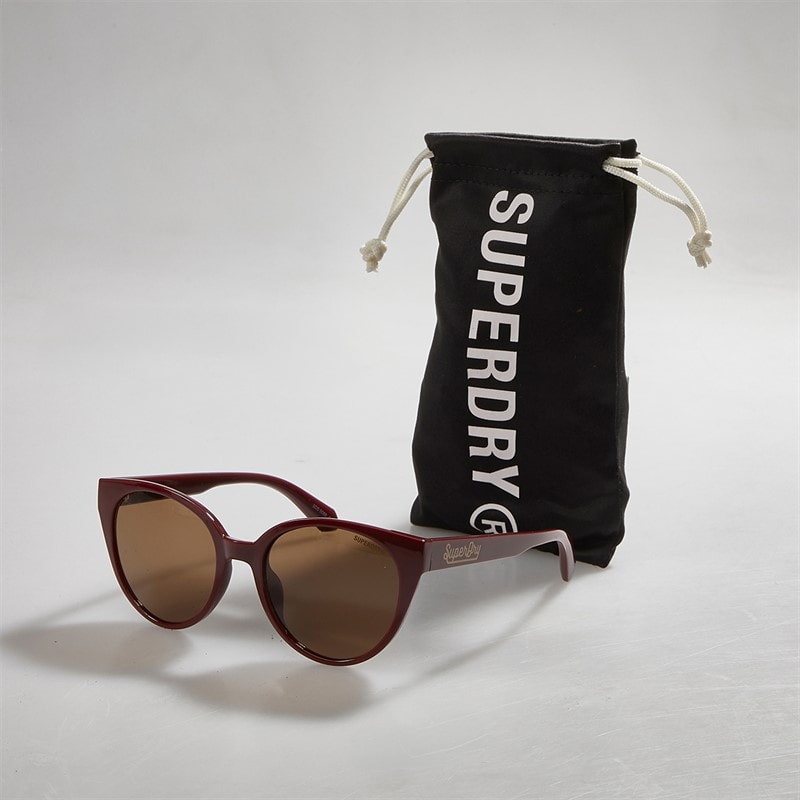 Superdry Womens Sunglasses Burgundy - Image 4