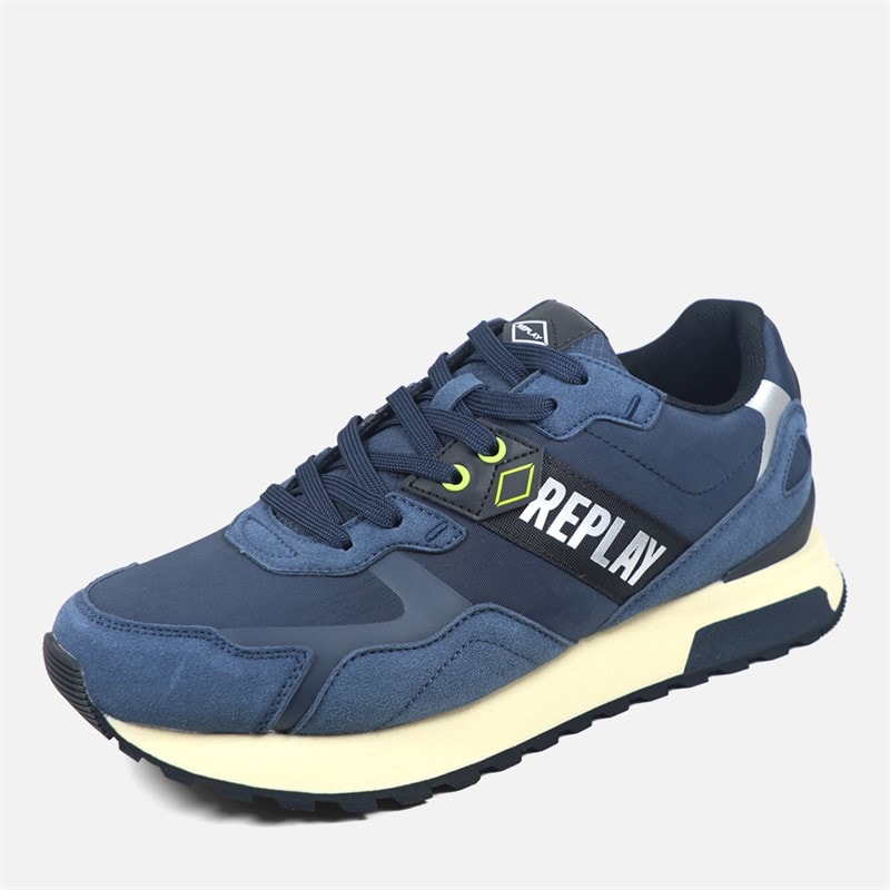 Replay Mens Bullet Trainers Navy - Image 2