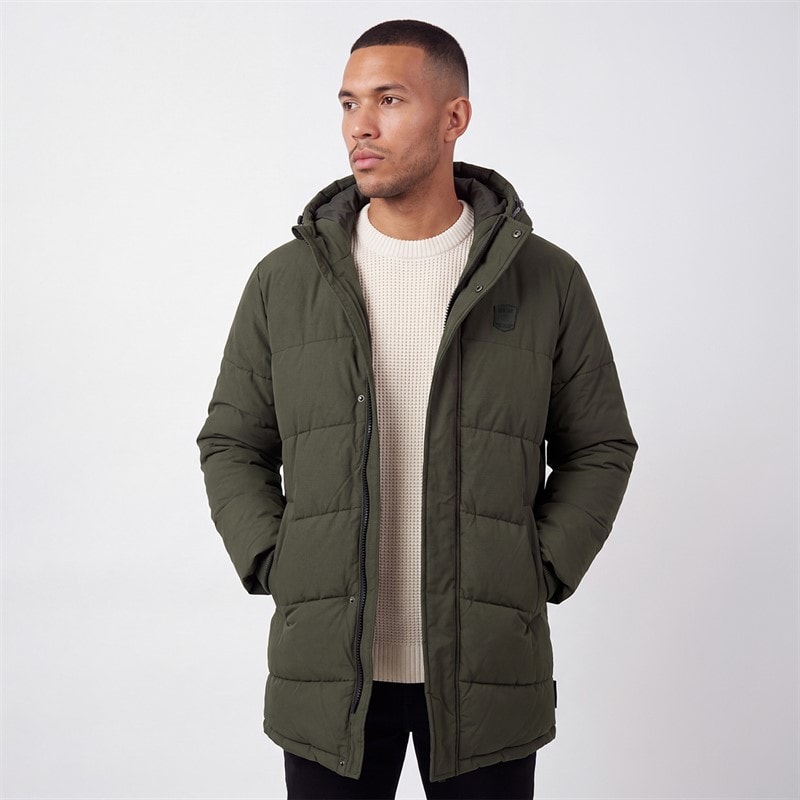Indicode Mens Panki Coat Raven